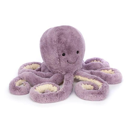 JellyCat - Ośmiornica Maya  Lawendowa 75 cm