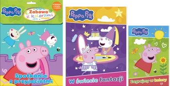 Spotkania z przyjaciółmi. Świnka Peppa. Zabawa z kolorami