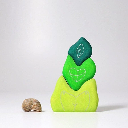 Kształt Wieża z liści, zielona, 0+, Grimm's