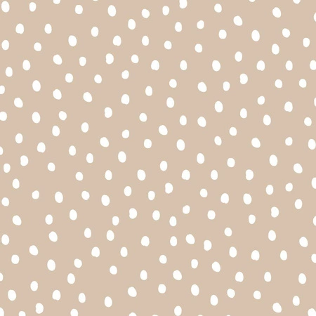 SIMPLE Irregular Dots Beige Tapeta