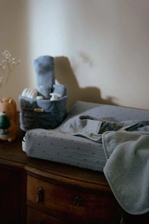 Little Dutch Bawełniany ręcznik z kapturem 75x75 cm Forest Wonders