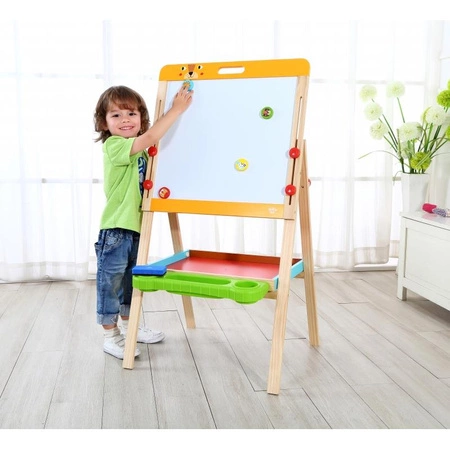 TOOKY TOY Dwustronna Magnetyczna Tablica Stojąca Dla Dzieci Składana