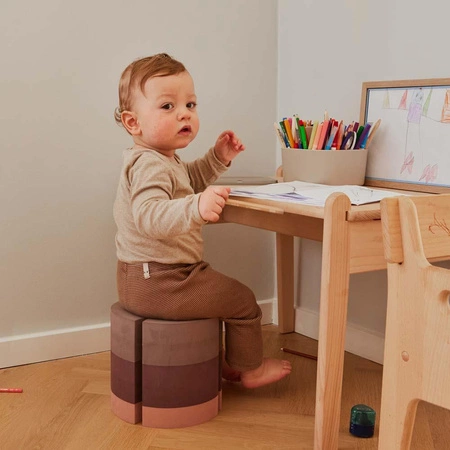 Zabawka do rozwoju motoryki Ryba bObles Vintage rose