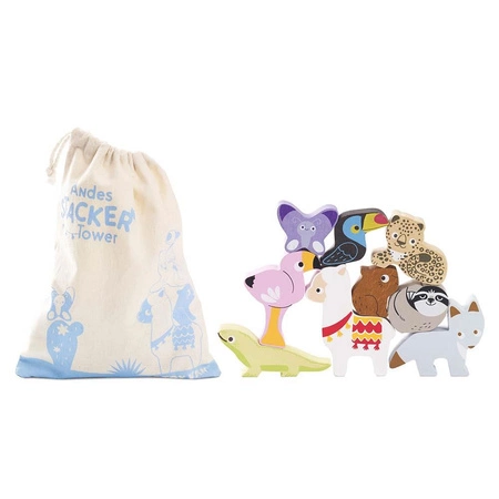Układanka ze zwierzątkami w woreczku Le Toy Van