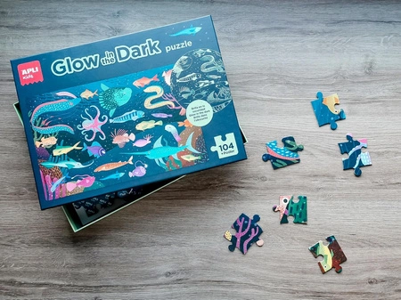 Puzzle świecące w ciemności Apli Kids - Ocean 5+