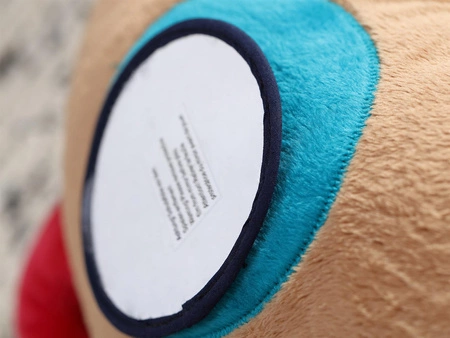 Zabawka rozwojowa poduszka Piesek XXL szeleścik grzechotka gryzak sigikid