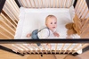 Childhome PLAYPEN 97 BLACK/NATUREL + WHEELS