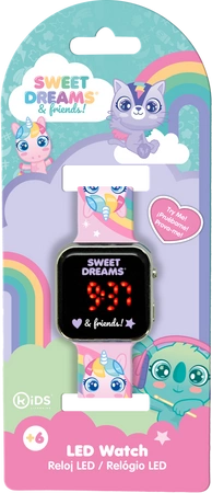 Zegarek LED z kalendarzem Sweet Dreams KL11621