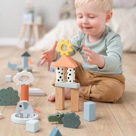 Done by Deer Zestaw Klocków do Zabawy 34 szt. Deer Friends