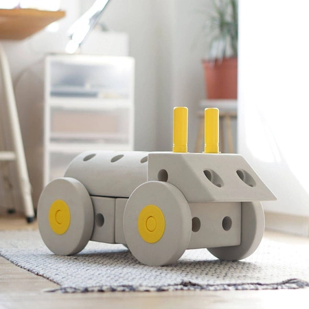 MODU Dreamer kit 12in1 – Kreatywne klocki rozwijające motorykę dużą, żółty