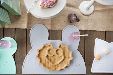 Silikonowa podkładka Króliczek We Might Be Tiny - Powder Blue