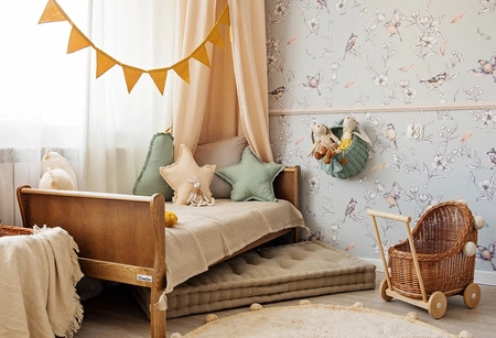 SPRING IS COMING Mint - Tapeta Dla Dzieci I Młodzieży