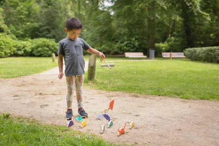 BS Toys, drewniana gra zręcznościowa Łowienie krabów