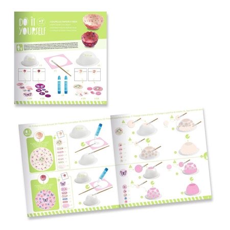 Zrób to sam - PAPIEROWE MISECZKI RÓŻOWE DJ07982