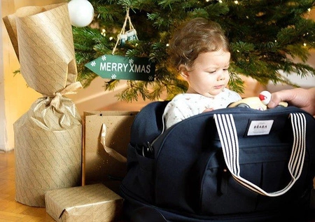 Beaba Torba dla mamy Amsterdam II z możliwością powiększenia do rozmiaru XXL blue marine