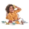 Drewniane figurki do zabawy - dinozaury, Tender Leaf Toys
