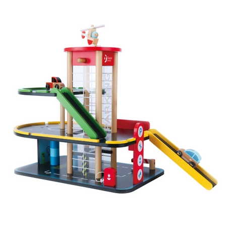 Classic World Drewniany Nowoczesny Garaż 9 elementów