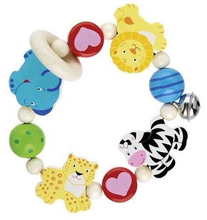 Drewniana grzechotka, elastyczna Afryka