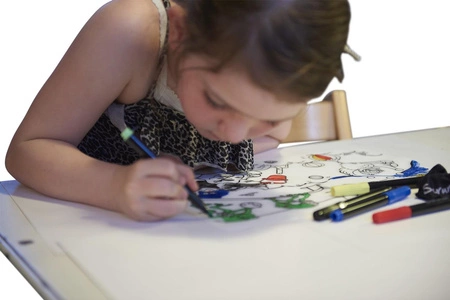 Mata do kolorowania wielokrotnego użytku Scrunch - Nad morzem