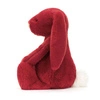 JellyCat - Króliczek LUX Czerwony 51 cm