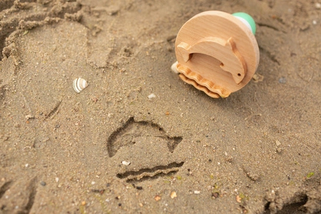 BS Toys, Zestaw drewnianych stempli na piachu