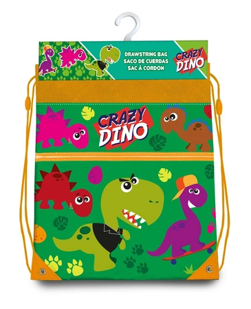 Worek szkolny Crazy Dino KL10995
