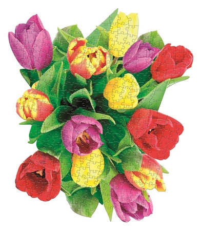 MADD CAPP, Puzzle konturowe I AM - Tulipany 350 elem.