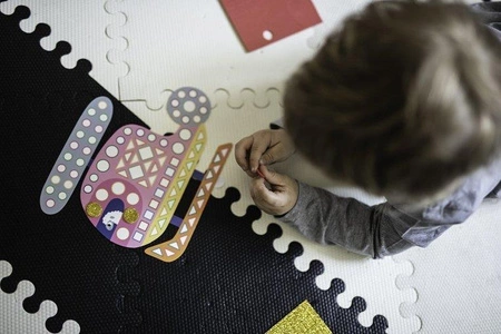 Zestaw kreatywny Mozaika Pojazdy 3+, Janod