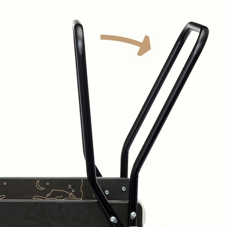 Chodzik/pchacz drewniany Micki Premium czarny