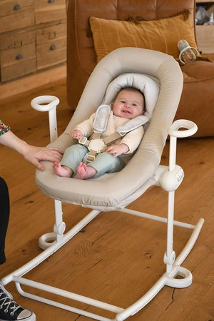 Beaba Leżaczek Bouncer Up&Down PLUS Sea Salt