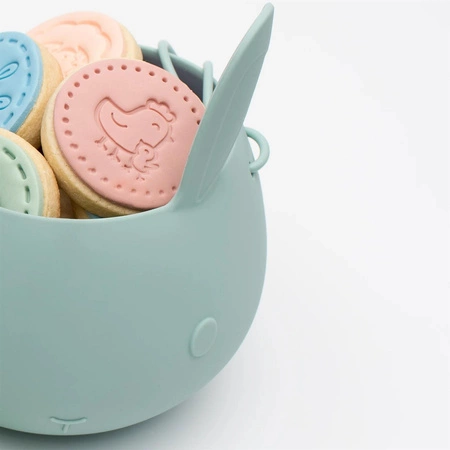 Silikonowe wiaderko Króliczek We Might Be Tiny - Beige