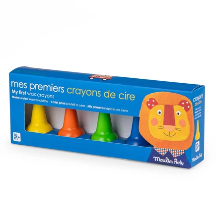 Kredki woskowe 5 kolorów LES POPIPOP 661319