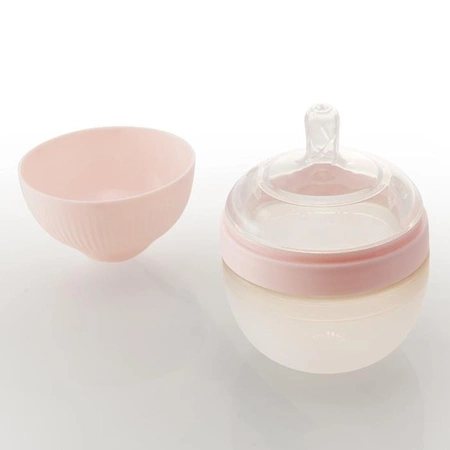 Mombella Butelka Antykolkowa dla Noworodka Roze Silikonowa 120ml