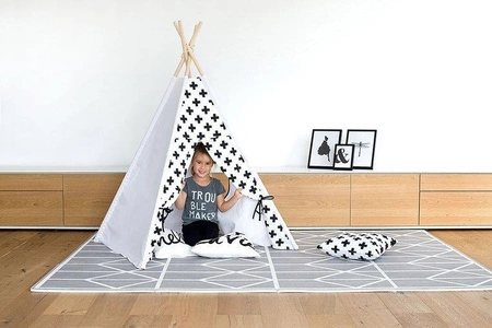 TODDLEKIND Mata do zabawy piankowa podłogowa Prettier Playmat Nordic Pebble Grey