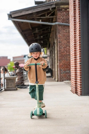 SCOOTANDRIDE Highwaykick 3S Hulajnoga z systemem sterowania 2w1 i kółkami LED składana 3+ Forest