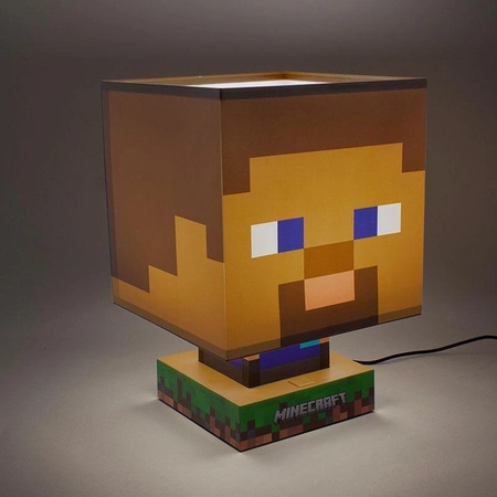 Lampa Minecraft Steve (wysokość: 26 cm)