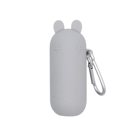 Silikonowa słomka do Bubble Tea w etui We Might Be Tiny - Grey