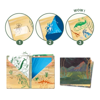 Zestaw ARTYSTYCZNE ŁATKI - DINOZAURY DJ09463