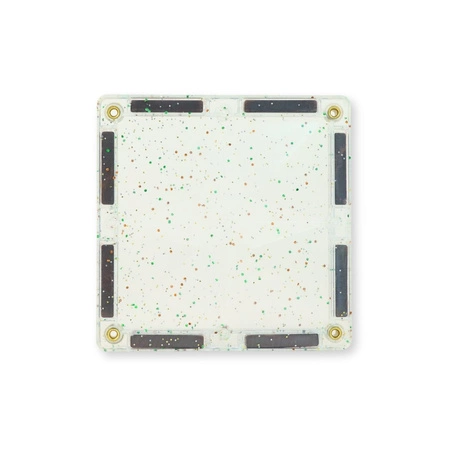 Cleverclixx - Klocki magnetyczne Glitter Tiles Pack Transparent / Pink - 16 el.