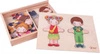 CLASSIC WORLD Drewniane Puzzle Dress-up MONTESSORI