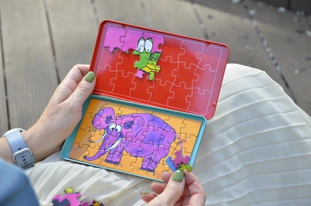 Gra magnetyczna The Purple Cow - Puzzle
