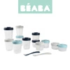 Beaba Zestaw słoiczków Clip 12 szt. (2x90ml, 4x150ml, 6x250ml) + 2 łyżeczki Storm