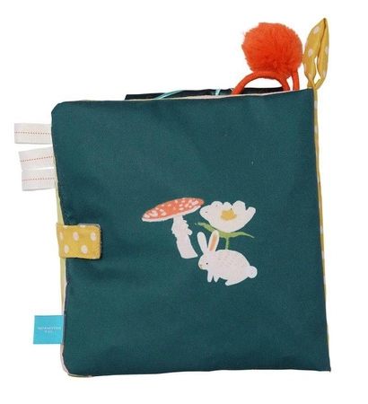 Książeczka interaktywna Akuku Bunny 161130-Manhattan Toy, zabawki dla niemowląt