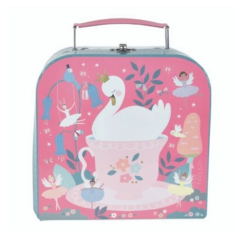 Baletnice zestaw do herbaty w walizce 7 elementów