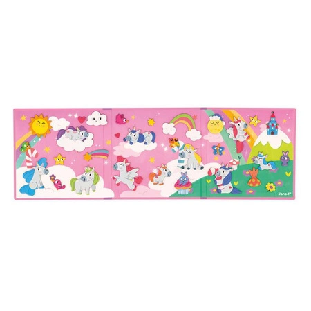 Magnetyczna układanka Jednorożce Magneti'stories 3+, Janod