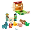 Drewniana farma z figurkami SOFTI-FARM DJ06369