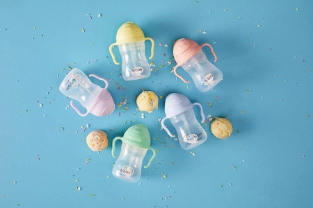 Bidon ze słomką 240 ml, Gelato Banana Split, b.box