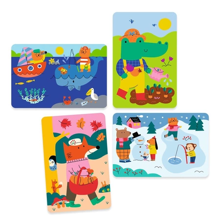 Wodne kolorowanki 4 PORY ROKU DJ09076