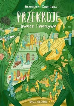 Przekroje owoce i warzywa