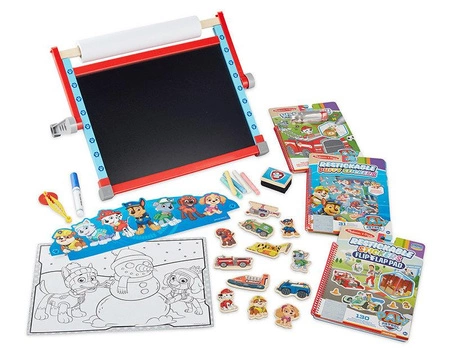 Tablica edukacyjna dwustronna dla dzieci 3w1 Psi Patrol Melissa and Doug 33274